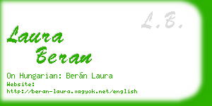 laura beran business card